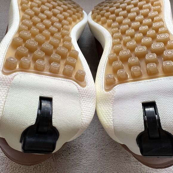 ZeroTie Backswing Blucher FG WR Brown Leather Golf Shoe Men 8.5 Hands Free - Picture 15 of 16